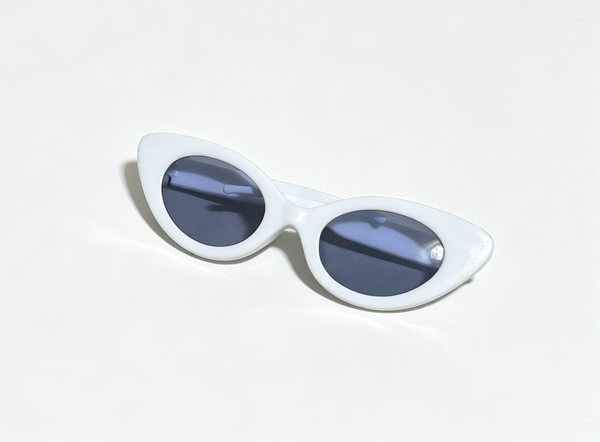 【 White Cat Eye Sunglasses Accessory for 18'' Doll】