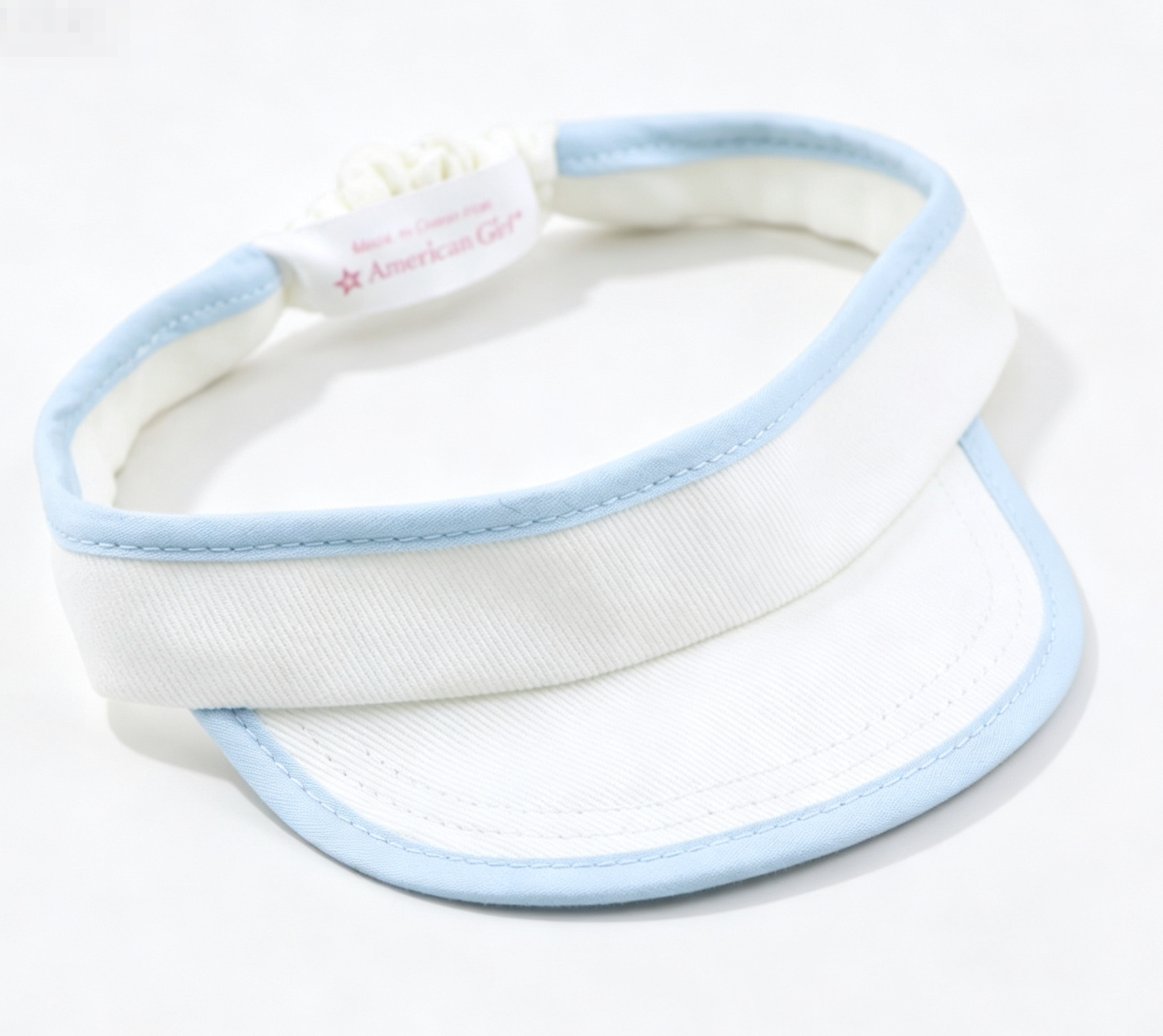 【A White Visor Hat for 18'' doll Tennis & Golf Set】 Main image