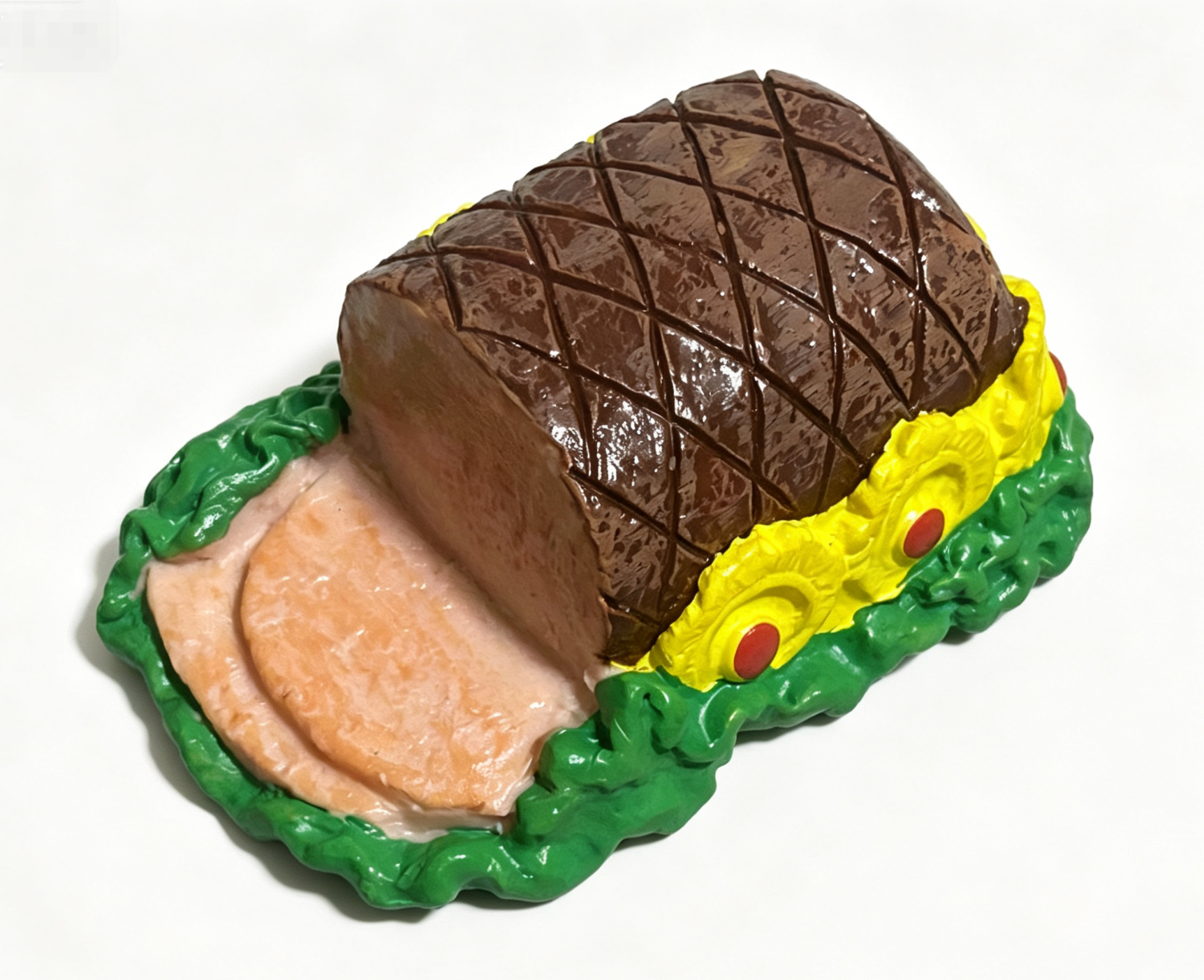 【A Cooked Ham for 18'' doll Maryellen Refrigerator Food Set】 Main image