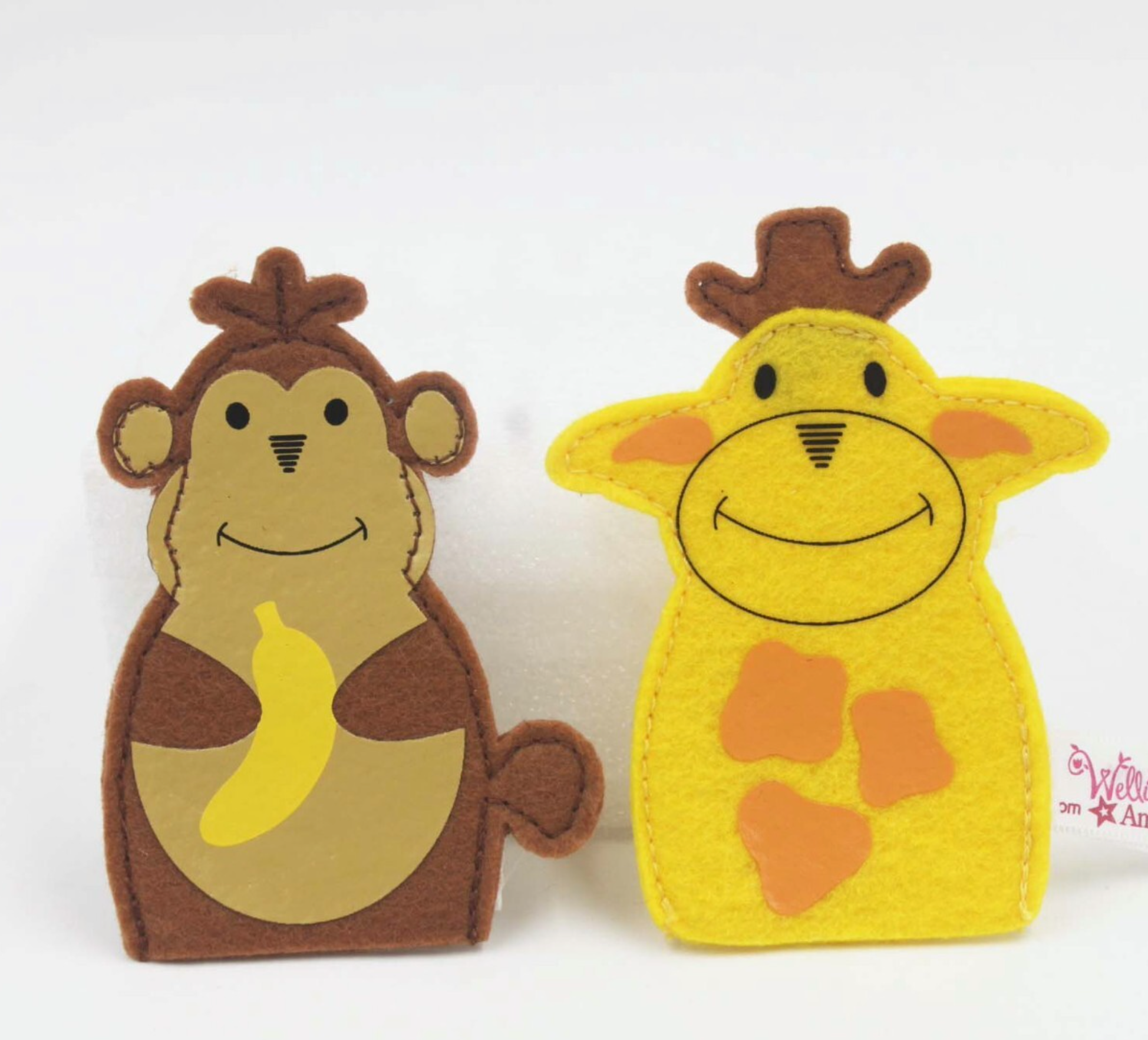 【2 felt finger puppets doll prizes Carnival Games】 Main image