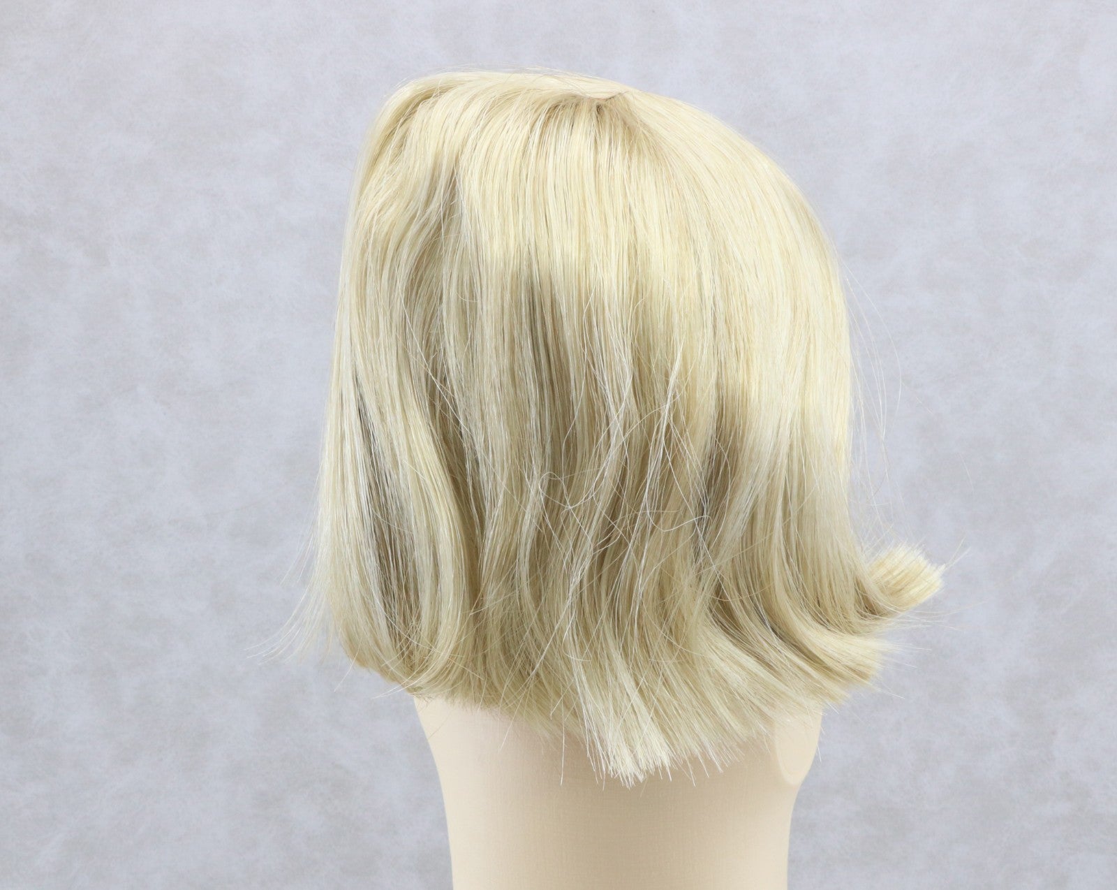 Pale Blonde Short Bob Wig for 18" Doll Replacement Hair
