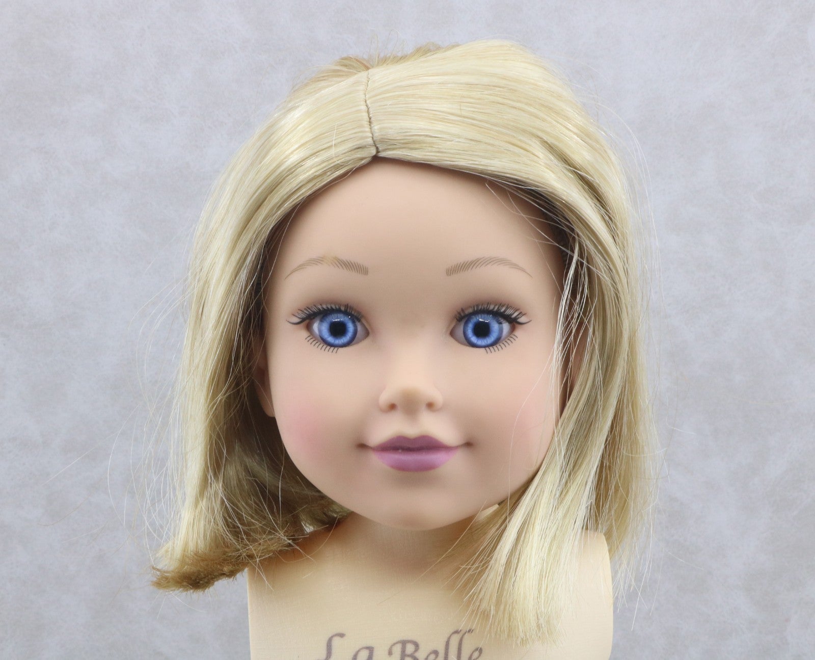 Pale Blonde Short Bob Wig for 18" Doll Replacement Hair